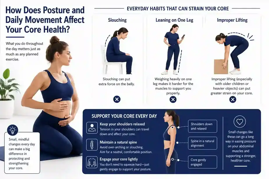 How Does Posture and Daily Movement Affect Your Core Health Bury?