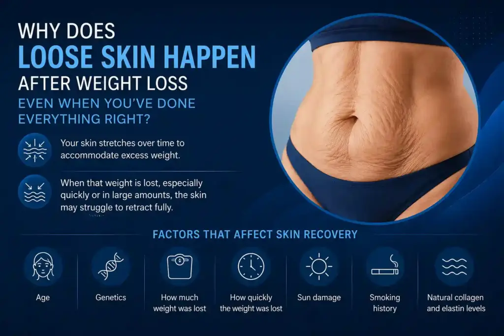 Why Does Loose Skin Happen After Weight Loss Even When You’ve Done Everything Right Bury?
